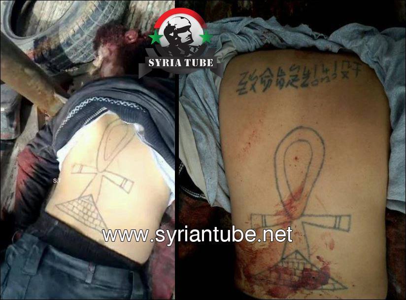 Photo of FOTO-Suriye muhaliflerinin gerçek yüzleri sırtlarındaki dövmede gizli.