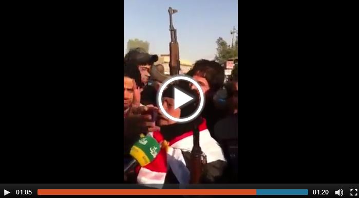 Photo of VİDEO-İşte Siyonistlerin en çok korktuğu sahne.Irak halkı topyekün kıyamda