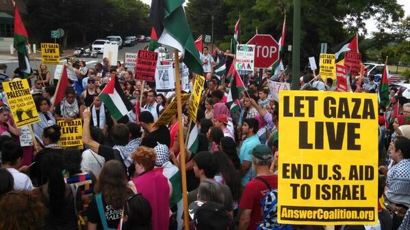 Photo of ABD’nin başkenti Washington’da Gazze’ye destek gösterisi yapıldı