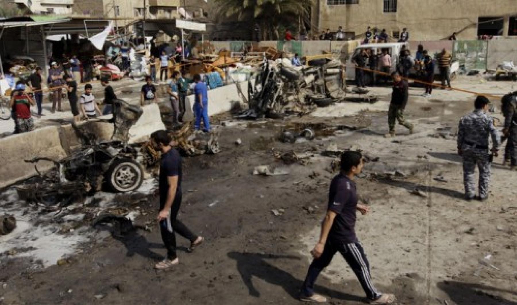 Photo of Irak’ın Başkenti Bağdat’ın Şurce Bölgesinde Meydana Gelen İntihar Saldırısında 2 Kişi Öldü, 16 Kişi de Yaralandı