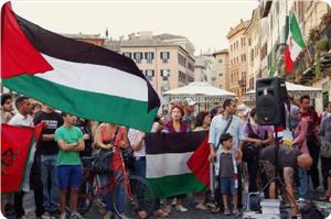 Photo of İtalya’nın başkenti Roma’da Filistin’e destek yürüyüşü yapıldı