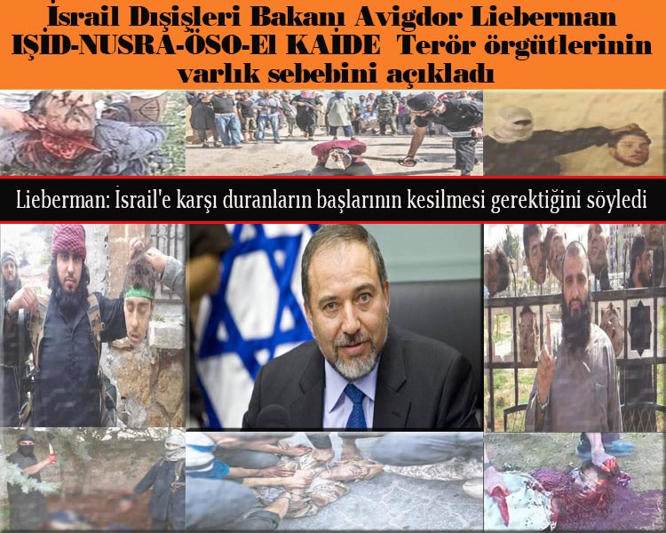 Photo of Lieberman:İsrail’e karşı duran Arapların başlarının kesilmesi gerek
