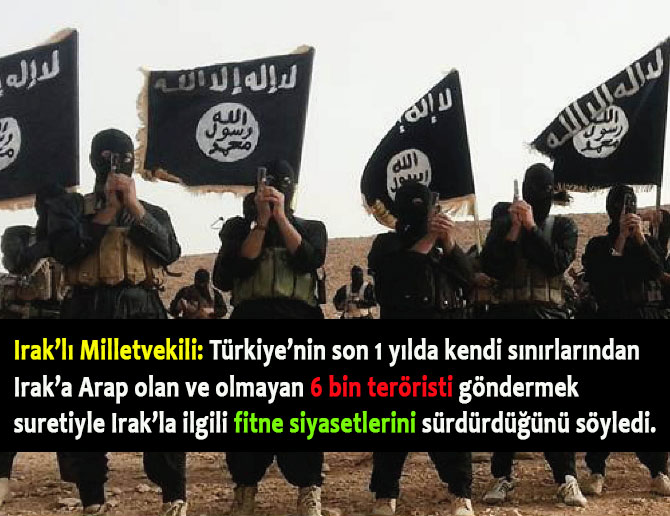 Photo of Iraklı milletvekili: Türkiye’den Irak’a 6000 terörist gönderildi