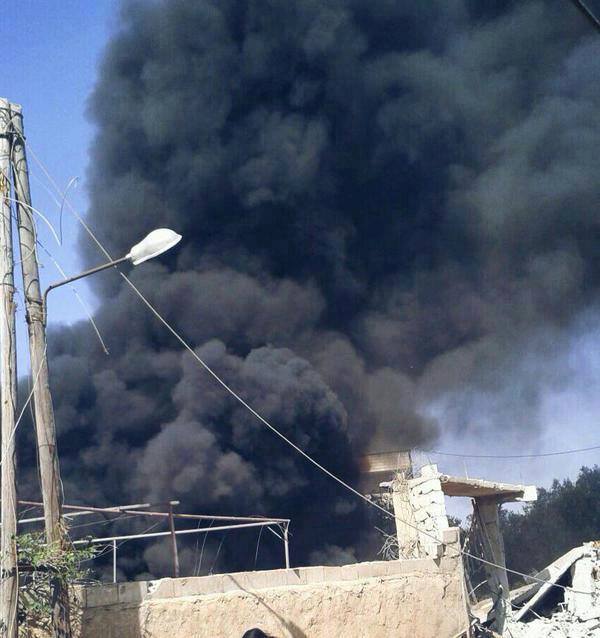Photo of Ürdün sınırı yakınındaki Nasib beldesinde terörist mevzileri vuruldu