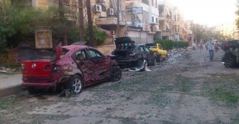 Photo of Suriye’deki teröristlerin saldırısında 10 araç ile 1 dükkan zarar gördü