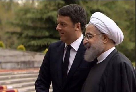 Photo of Ruhani, İtalya Başbakanı’nı karşıladı