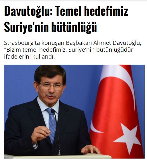Photo of Davutoğlu: Temel hedefimiz Suriye’nin bütünlüğü !