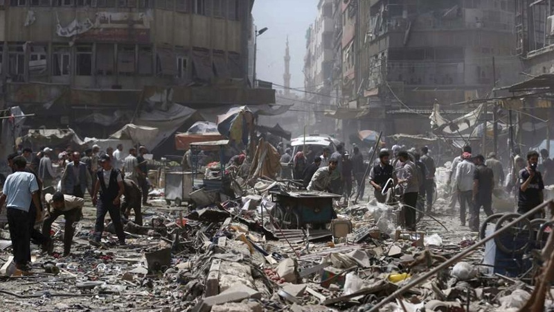 Photo of Teröristler Şam’ın batısında yerleşim bölgelerini hedef aldı
