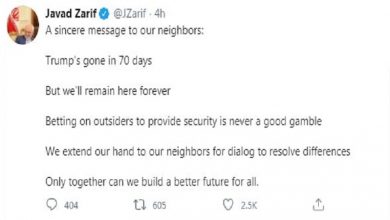 Photo of Zarif’ten komşu Ülkelere: Ancak birlikte herkes için daha iyi bir gelecek inşa edebiliriz